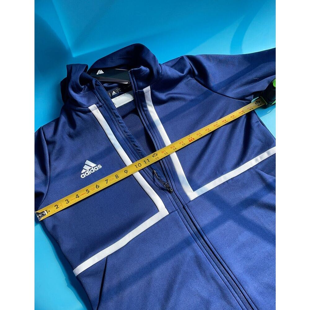 NWT Adidas Women Navy Blue Long Sleeve Under The Lights Full Zip Jacket Size XLT - Picture 3 of 7